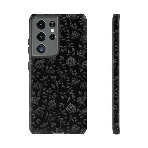 Black Roses Aesthetic Phone Case for iPhone, Samsung, Pixel