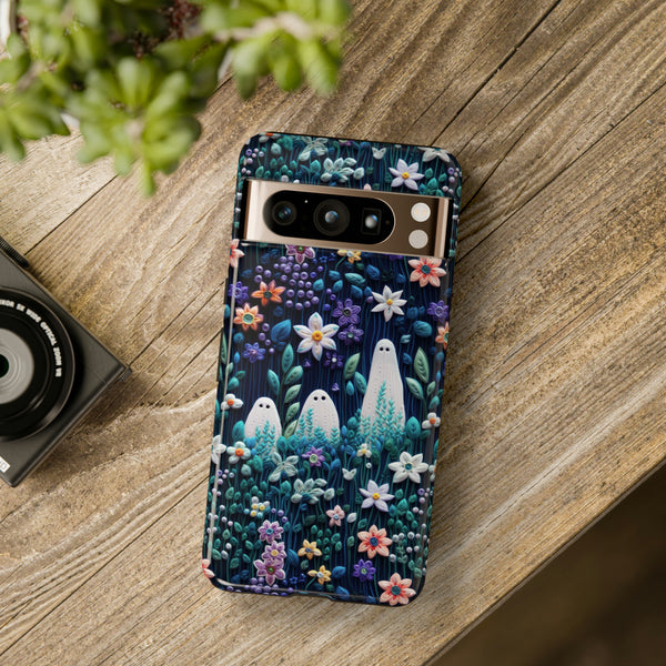 Ghosts in the Garden Aesthetic 3D Phone Case for iPhone, Samsung, Pixel