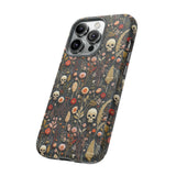 Magical Skull Garden Aesthetic 3D Phone Case for iPhone, Samsung, Pixel