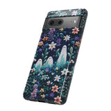 Ghosts in the Garden Aesthetic 3D Phone Case for iPhone, Samsung, Pixel