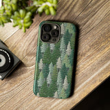 Christmas Forest 3D Aesthetic Phone Case for iPhone, Samsung, Pixel