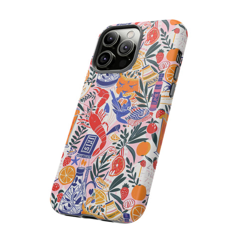 Sweet n Sour Collage Phone Case - Trendy Coastal Aesthetic Protective Phone Cover for iPhone, Samsung, Pixel
