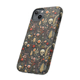 Magical Skull Garden Aesthetic 3D Phone Case for iPhone, Samsung, Pixel