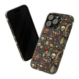 Magical Skull Garden Aesthetic 3D Phone Case for iPhone, Samsung, Pixel