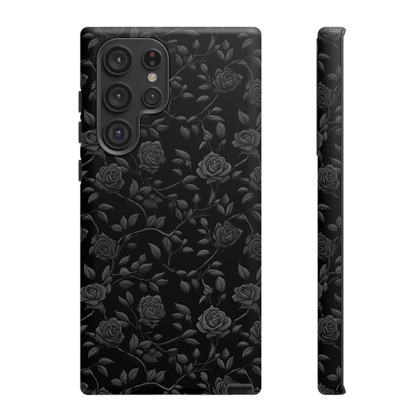 Black Roses Aesthetic Phone Case for iPhone, Samsung, Pixel