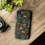 Botanical Fox Aesthetic Phone Case for iPhone, Samsung, Pixel