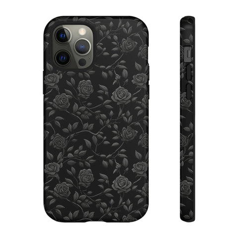 Black Roses Aesthetic Phone Case for iPhone, Samsung, Pixel