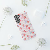 Dreamy Strawberry Cloud Phone Case - Pretty Pink Sky Protective Phone Cover for iPhone, Samsung, Pixel