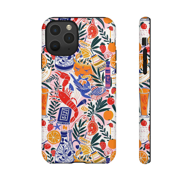 Sweet n Sour Collage Phone Case - Trendy Coastal Aesthetic Protective Phone Cover for iPhone, Samsung, Pixel