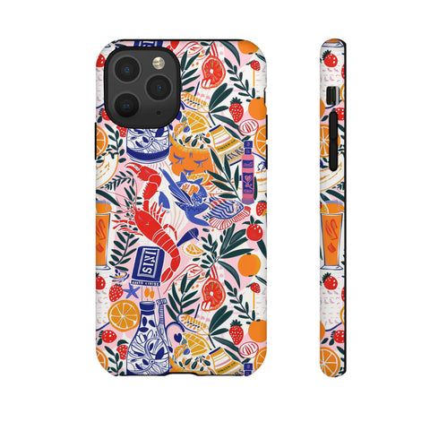 Sweet n Sour Collage Phone Case - Trendy Coastal Aesthetic Protective Phone Cover for iPhone, Samsung, Pixel