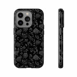 Black Roses Aesthetic Phone Case for iPhone, Samsung, Pixel iPhone 14 Pro / Glossy