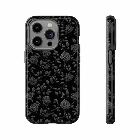 Black Roses Aesthetic Phone Case for iPhone, Samsung, Pixel