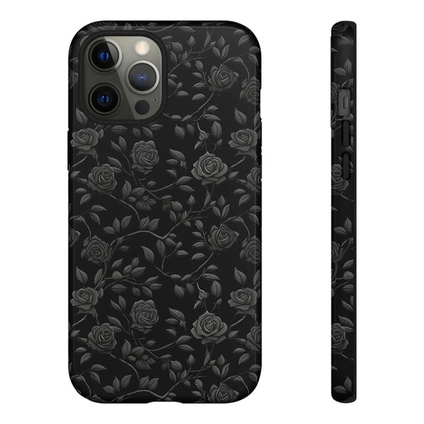 Black Roses Aesthetic Phone Case for iPhone, Samsung, Pixel