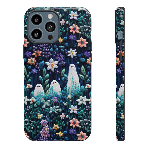 Ghosts in the Garden Aesthetic 3D Phone Case for iPhone, Samsung, Pixel