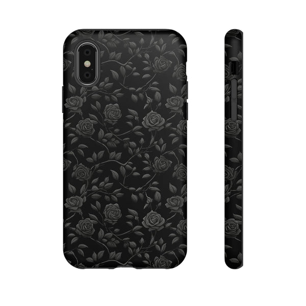 Black Roses Aesthetic Phone Case for iPhone, Samsung, Pixel