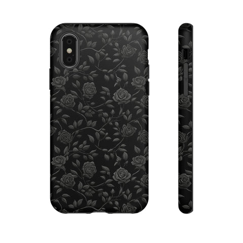 Black Roses Aesthetic Phone Case for iPhone, Samsung, Pixel