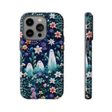 Ghosts in the Garden Aesthetic 3D Phone Case for iPhone, Samsung, Pixel