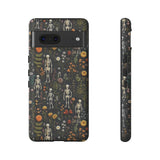 Mini Skeletons in Mystique Garden 3D Phone Case for iPhone, Samsung, Pixel Google Pixel 7 / Matte