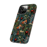 Botanical Fox Aesthetic Phone Case for iPhone, Samsung, Pixel