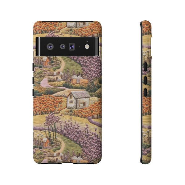 Autumn Farm Aesthetic Phone Case for iPhone, Samsung, Pixel