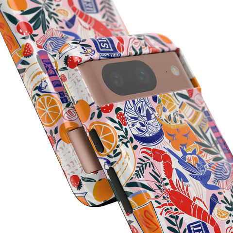 Sweet n Sour Collage Phone Case - Trendy Coastal Aesthetic Protective Phone Cover for iPhone, Samsung, Pixel