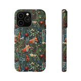 Botanical Fox Aesthetic Phone Case for iPhone, Samsung, Pixel iPhone 14 Pro Max / Matte