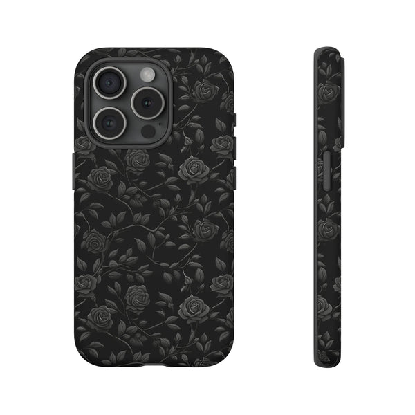 Black Roses Aesthetic Phone Case for iPhone, Samsung, Pixel
