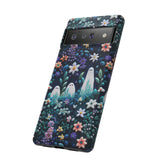 Ghosts in the Garden Aesthetic 3D Phone Case for iPhone, Samsung, Pixel