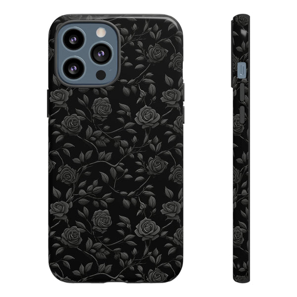 Black Roses Aesthetic Phone Case for iPhone, Samsung, Pixel