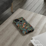 Botanical Fox Aesthetic Phone Case for iPhone, Samsung, Pixel