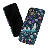 Ghosts in the Garden Aesthetic 3D Phone Case for iPhone, Samsung, Pixel