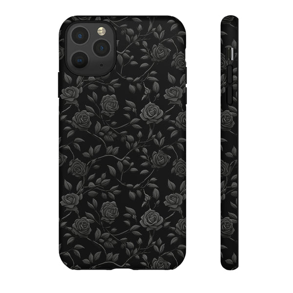 Black Roses Aesthetic Phone Case for iPhone, Samsung, Pixel