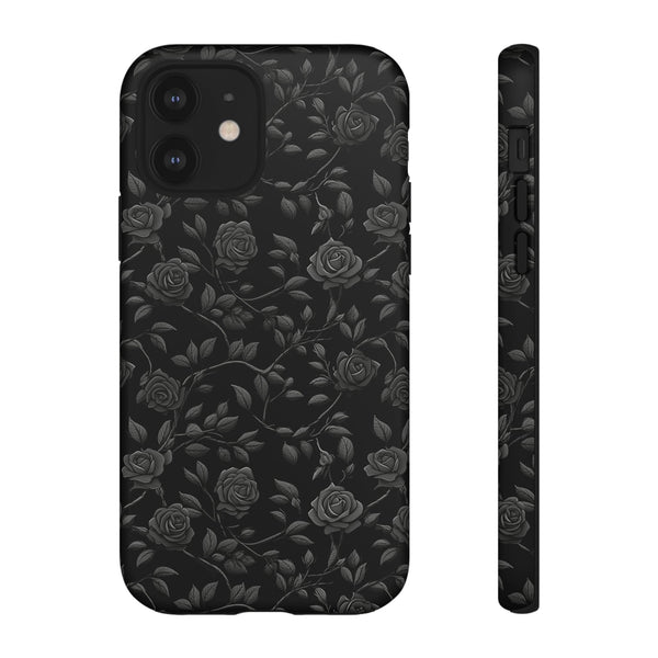 Black Roses Aesthetic Phone Case for iPhone, Samsung, Pixel
