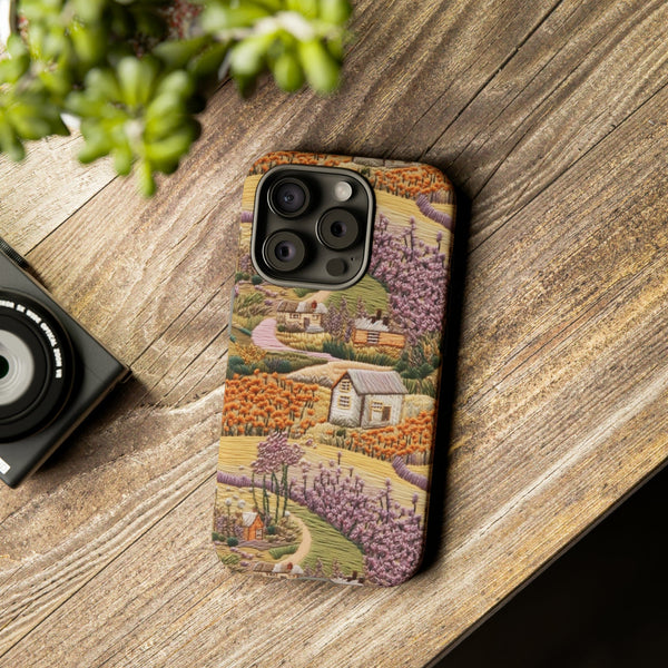 Autumn Farm Aesthetic Phone Case for iPhone, Samsung, Pixel
