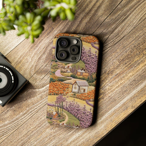 Autumn Farm Aesthetic Phone Case for iPhone, Samsung, Pixel