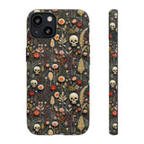 Magical Skull Garden Aesthetic 3D Phone Case for iPhone, Samsung, Pixel iPhone 13 / Matte