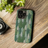 Christmas Forest 3D Aesthetic Phone Case for iPhone, Samsung, Pixel