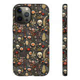 Magical Skull Garden Aesthetic 3D Phone Case for iPhone, Samsung, Pixel iPhone 12 Pro Max / Matte