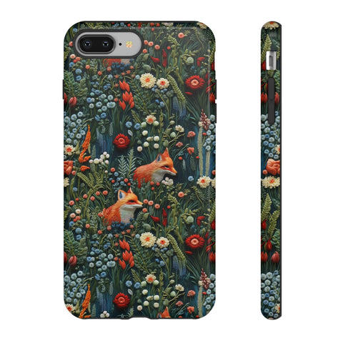 Botanical Fox Aesthetic Phone Case for iPhone, Samsung, Pixel