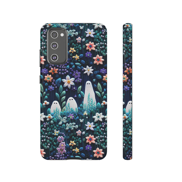 Ghosts in the Garden Aesthetic 3D Phone Case for iPhone, Samsung, Pixel