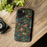 Botanical Fox Aesthetic Phone Case for iPhone, Samsung, Pixel