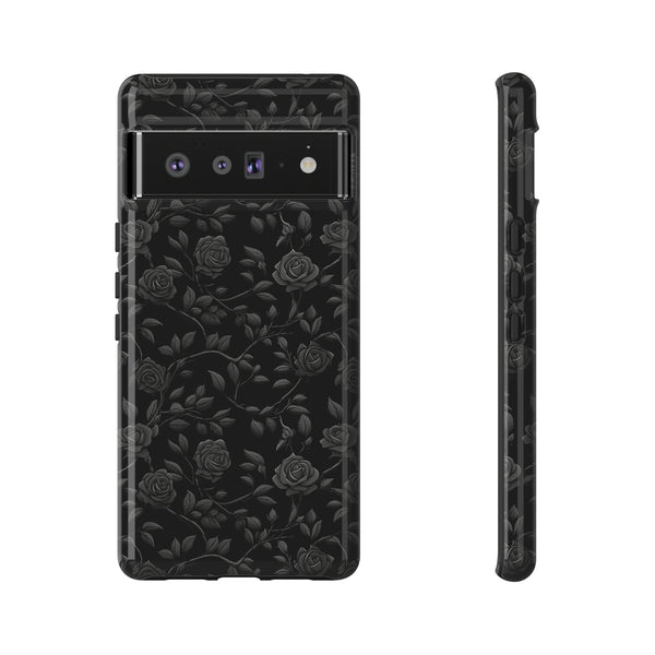 Black Roses Aesthetic Phone Case for iPhone, Samsung, Pixel