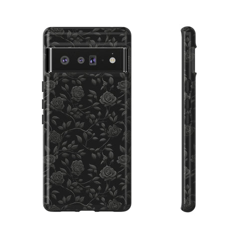 Black Roses Aesthetic Phone Case for iPhone, Samsung, Pixel