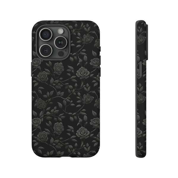 Black Roses Aesthetic Phone Case for iPhone, Samsung, Pixel