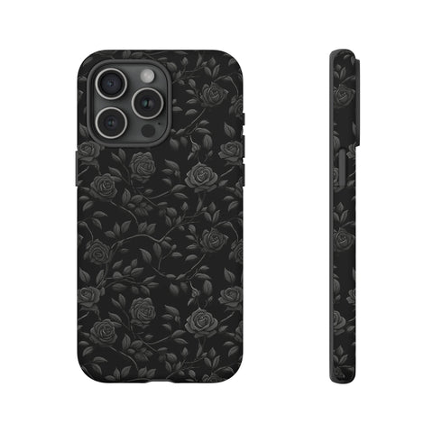 Black Roses Aesthetic Phone Case for iPhone, Samsung, Pixel