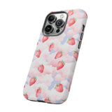 Dreamy Strawberry Cloud Phone Case - Pretty Pink Sky Protective Phone Cover for iPhone, Samsung, Pixel