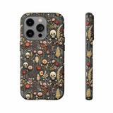Magical Skull Garden Aesthetic 3D Phone Case for iPhone, Samsung, Pixel iPhone 14 Pro / Matte