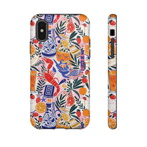 Sweet n Sour Collage Phone Case - Trendy Coastal Aesthetic Protective Phone Cover for iPhone, Samsung, Pixel
