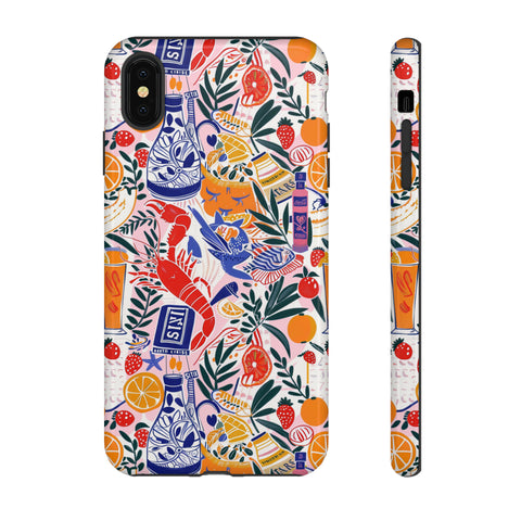 Sweet n Sour Collage Phone Case - Trendy Coastal Aesthetic Protective Phone Cover for iPhone, Samsung, Pixel