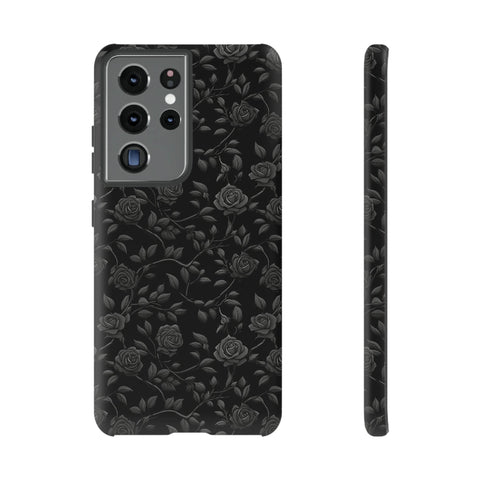 Black Roses Aesthetic Phone Case for iPhone, Samsung, Pixel